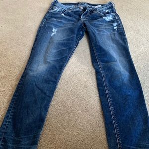 Silver boyfriend jeans size 26